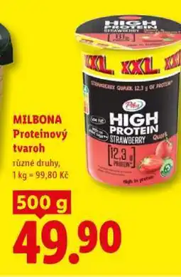 Lidl MILBONA Proteinový tvaroh nabídka
