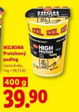 Lidl Milbona PROTEINOVÝ PUDING nabídka