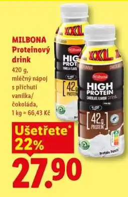 Lidl MILBONA Proteinový drink nabídka