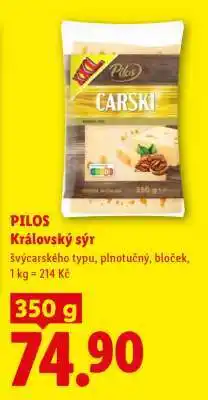 Lidl PILOS KRÁLOVSKÝ SÝR nabídka