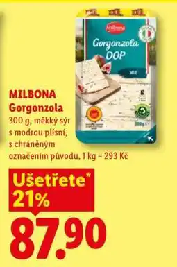 Lidl Milbona GORGONZOLA nabídka