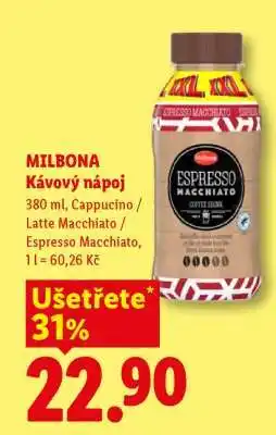 Lidl Milbona Kávový nápoj nabídka