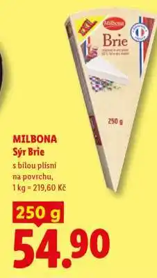 Lidl MILBONA Sýr Brie nabídka