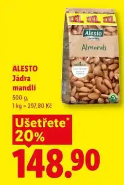 Lidl ALESTO Jádra mandlí nabídka