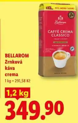 Lidl BELLAROM Zrnková káva crema nabídka