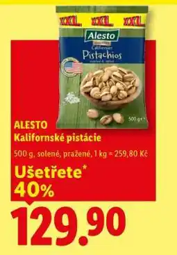Lidl Alesto KALIFORNSKÉ PISTÁCIE nabídka