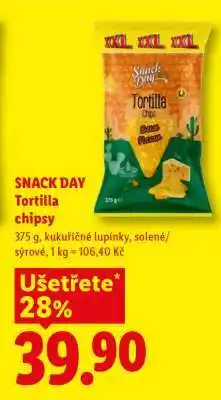 Lidl SNACK DAY Tortilla chipsy nabídka