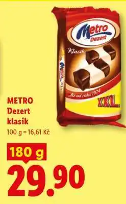 Lidl Metro Dezert Klasik nabídka