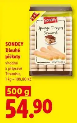 Lidl SONDEY DLOUHÉ PIŠKOTY nabídka