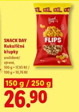 Lidl SNACK DAY KUKUŘIČNÉ KŘUPKY nabídka