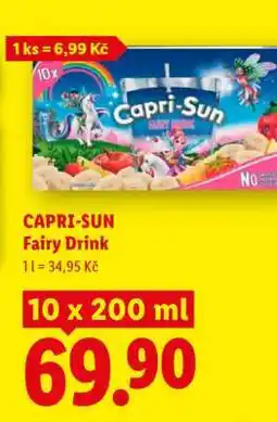 Lidl CAPRI-SUN FAIRY DRINK nabídka