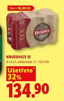 Lidl Krušovice 12 nabídka