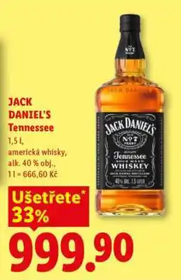 Lidl JACK DANIEL'S TENNESSEE nabídka
