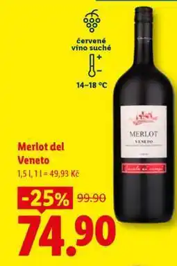 Lidl MERLOT DEL VENETO nabídka