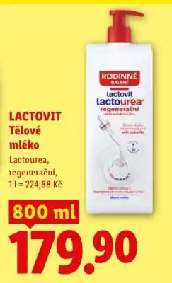 Lidl Lactovit Tělové mléko nabídka