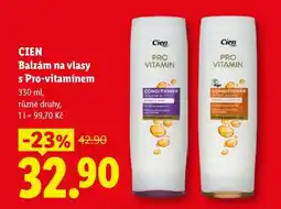 Lidl CIEN Balzám na vlasy s Pro-vitamínem nabídka