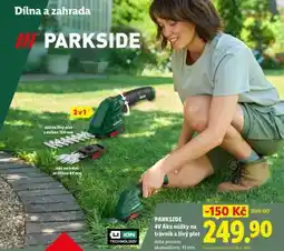 Lidl PARKSIDE 4V Aku nůžky na trávník a živý plot nabídka