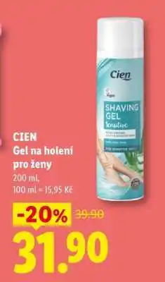 Lidl CIEN Gel na holení pro ženy nabídka