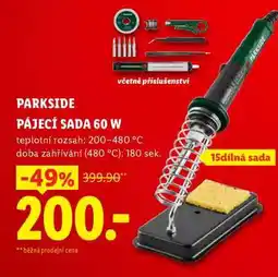 Lidl PARKSIDE Pájecí sada 60 W nabídka