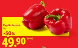 Lidl Paprika červená nabídka