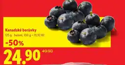 Lidl KANADSKÉ BORŮVKY nabídka