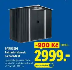Lidl PARKSIDE Zahradní domek na nářadí M nabídka