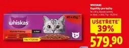 Lidl Whiskas kapsičky pro kočky nabídka