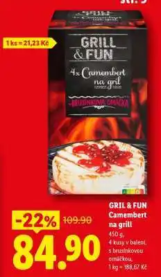 Lidl GRIL & FUN Camembert na grill nabídka