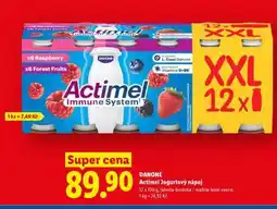Lidl DANONE ACTIMEL JOGURTOVÝ NÁPOJ nabídka