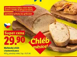 Lidl Maltézský chléb z kamenné pece nabídka