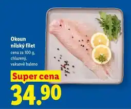 Lidl Okoun nilský filet nabídka