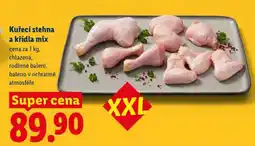 Lidl KUŘECÍ STEHNA A KŘÍDLA MIX nabídka