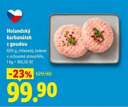 Lidl HOLANDSKÝ KARBANÁTEK S GOUDOU nabídka