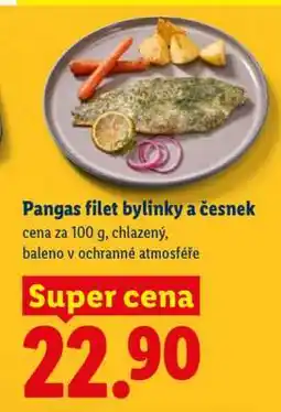 Lidl Pangas filet bylinky a česnek nabídka