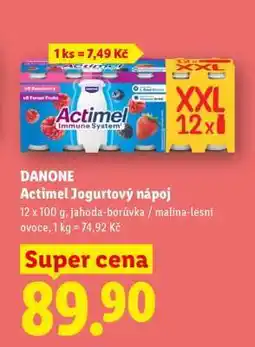 Lidl DANONE ACTIMEL JOGURTOVÝ NÁPOJ nabídka