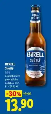Lidl Birell světlý nabídka