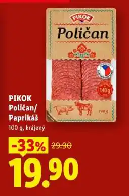 Lidl Pikok Poličan/Paprikáš nabídka