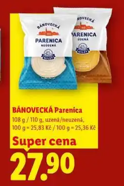 Lidl Bánovecká parenica nabídka
