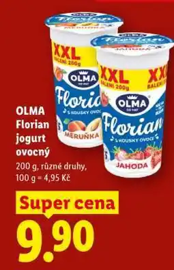 Lidl OLMA Florian jogurt ovocný nabídka