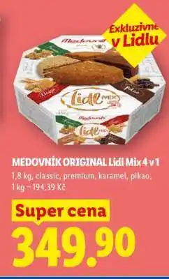 Lidl MEDOVNÍK ORIGINAL Lidl Mix 4 v 1 nabídka