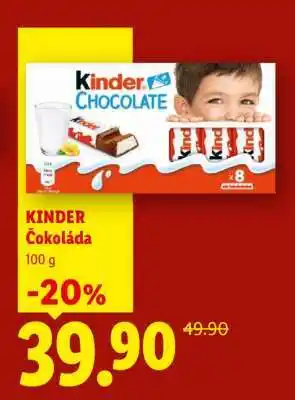 Kinder čokoláda