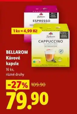 Lidl BELLAROM KÁVOVÉ KAPSLE nabídka