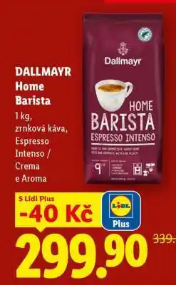 Lidl Dallmayr Home Barista nabídka