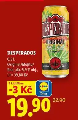 Lidl Desperados nabídka