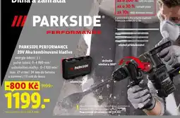 Lidl PARKSIDE PERFORMANCE 20V Aku kombinované kladivo nabídka