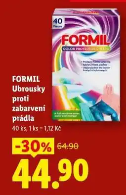 Lidl Formil UBROUSKY PROTI ZABARVENÍ PRÁDLA nabídka