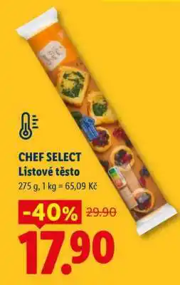 Lidl CHEF SELECT Listové těsto nabídka
