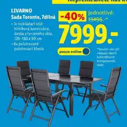 Lidl LIVARNO Sada Toronto, 7dílná nabídka
