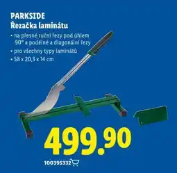 Lidl PARKSIDE Řezačka laminátu nabídka