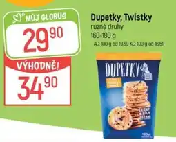 Globus Dupetky, Twistky nabídka